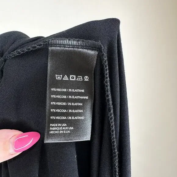 Free People Beach Harlow One Piece Deep V-Neck Knot Front Wide Leg Jumpsuit XS - Picture 7 of 14